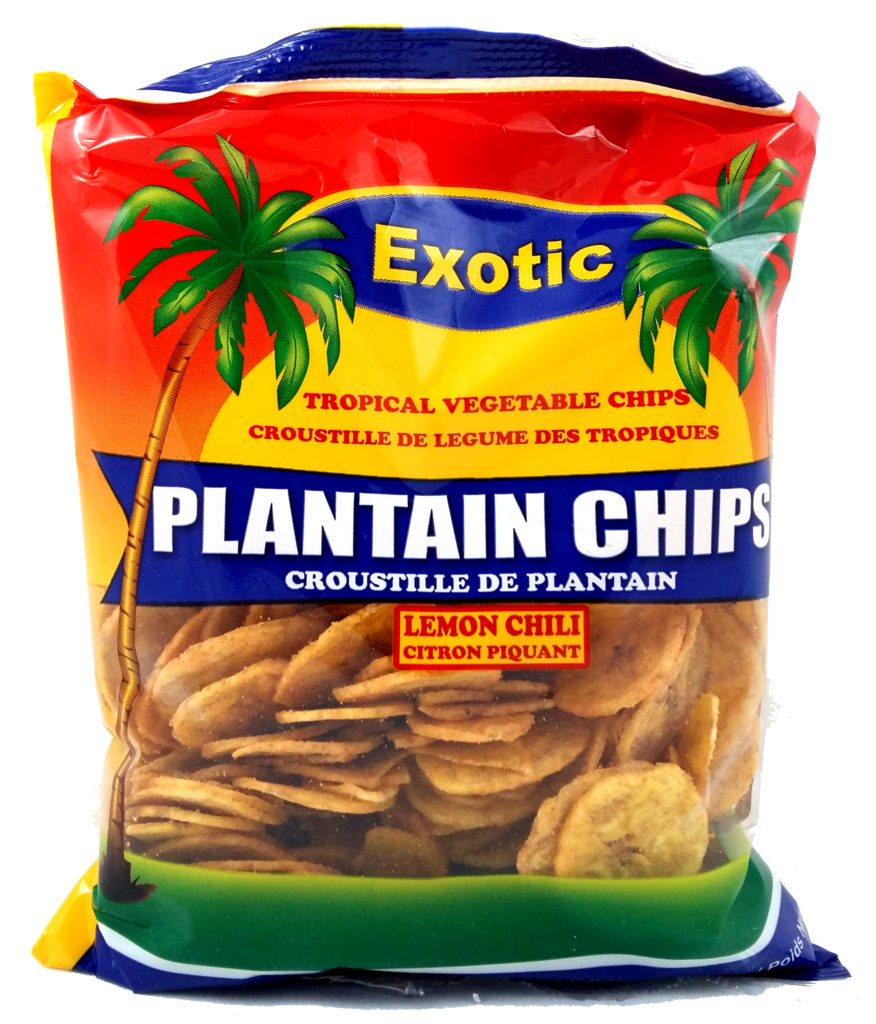 Exotic Plantain Chips Lemon Chili Fresh is Best on Broadway