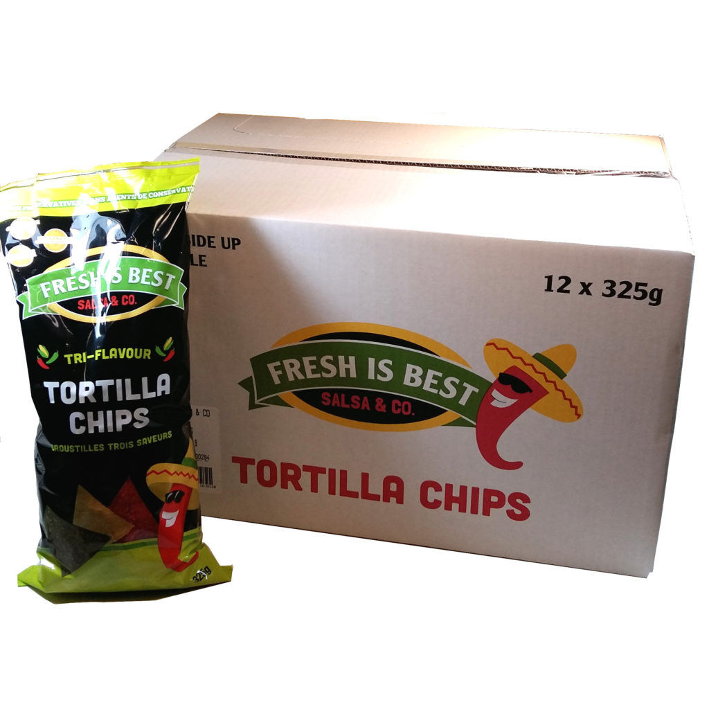 Fresh is Best Tortilla Chips tricolor /case of 12 Fresh is Best on