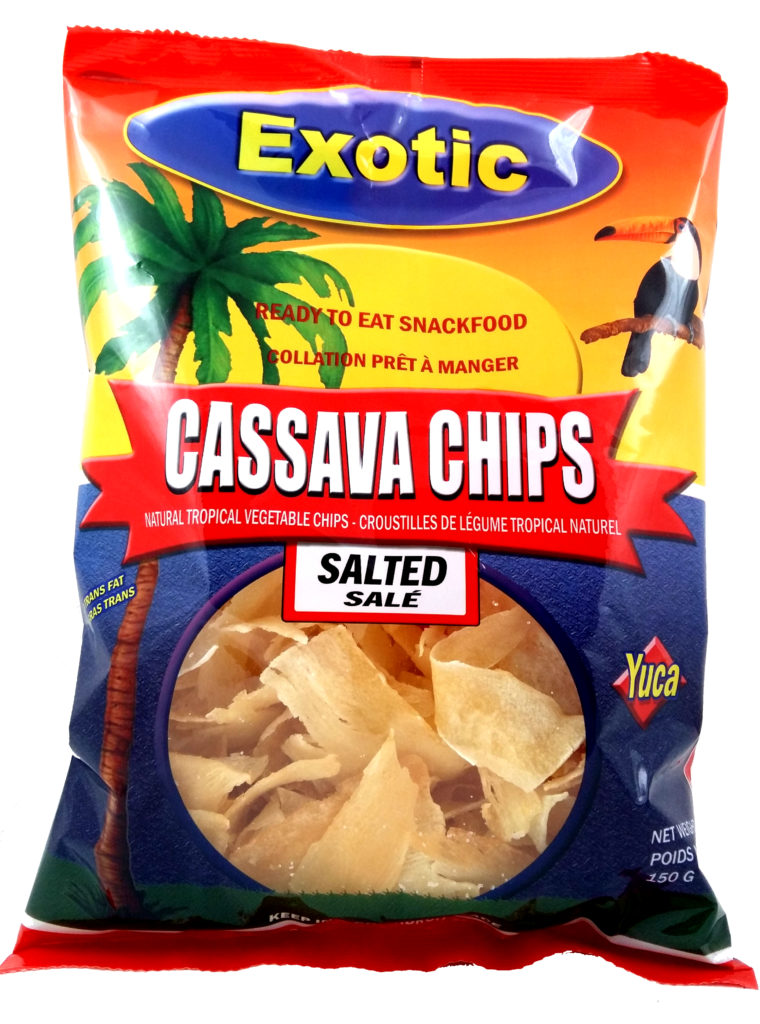 Exotic Cassava Chips Salted Fresh is Best on Broadway