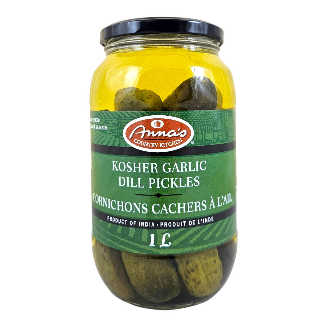 Anna's Kosher Garlic Dill Pickles 1 Litre Fresh is Best on Broadway