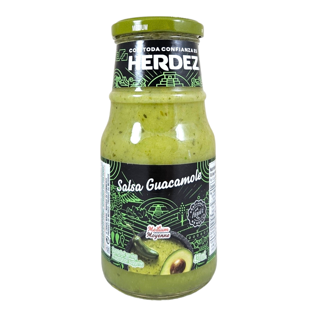 Herdez Guacamole Salsa Medium 431ml Fresh is Best on Broadway
